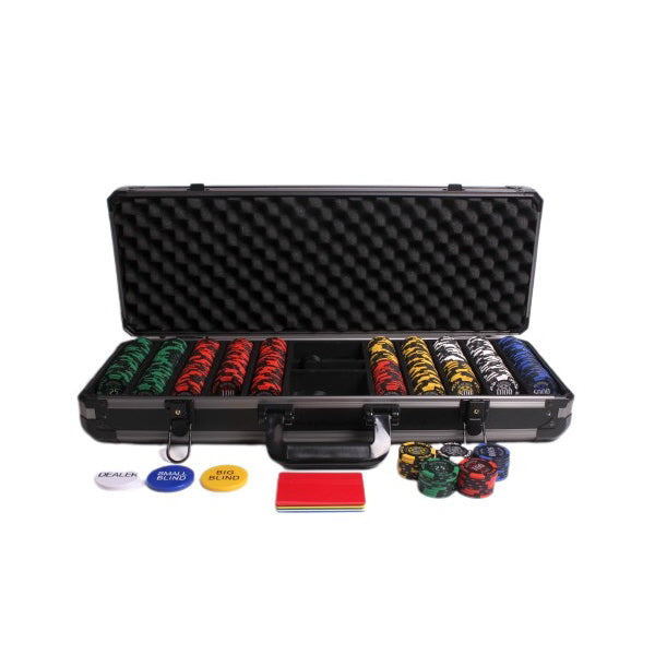 Casino Quality Numbered Poker Chip Sets in 300 or 500 Chip Sets Tour