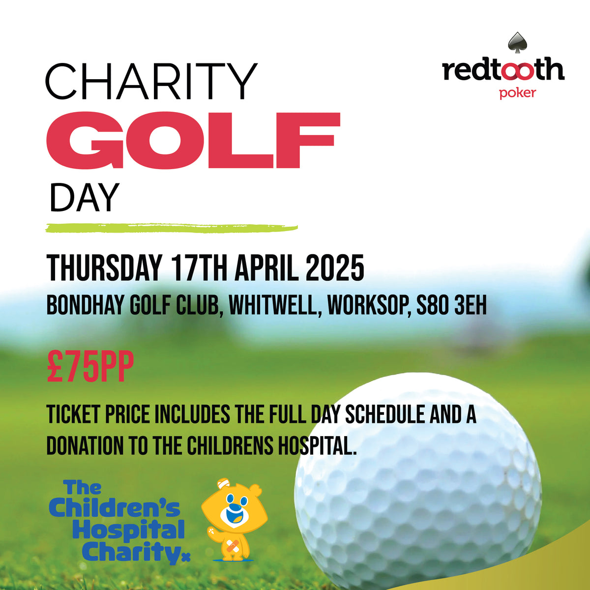 Redtooth Poker Charity Golf Day – GetPokerGear.com